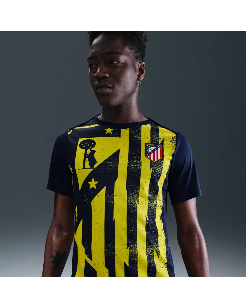 Nike Atlético Madrid Academy Pro Away  Dri-FIT kurzärmeliges Pre-Match-Fußballoberteil (Herren) - Blau Blau