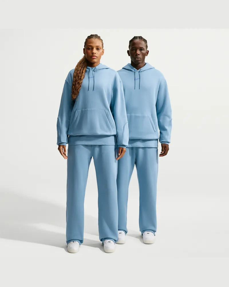 Nike NOCTA NOCTA Fleece CS Trainingshose mit offenem Saum (Herren) - Blau Blau