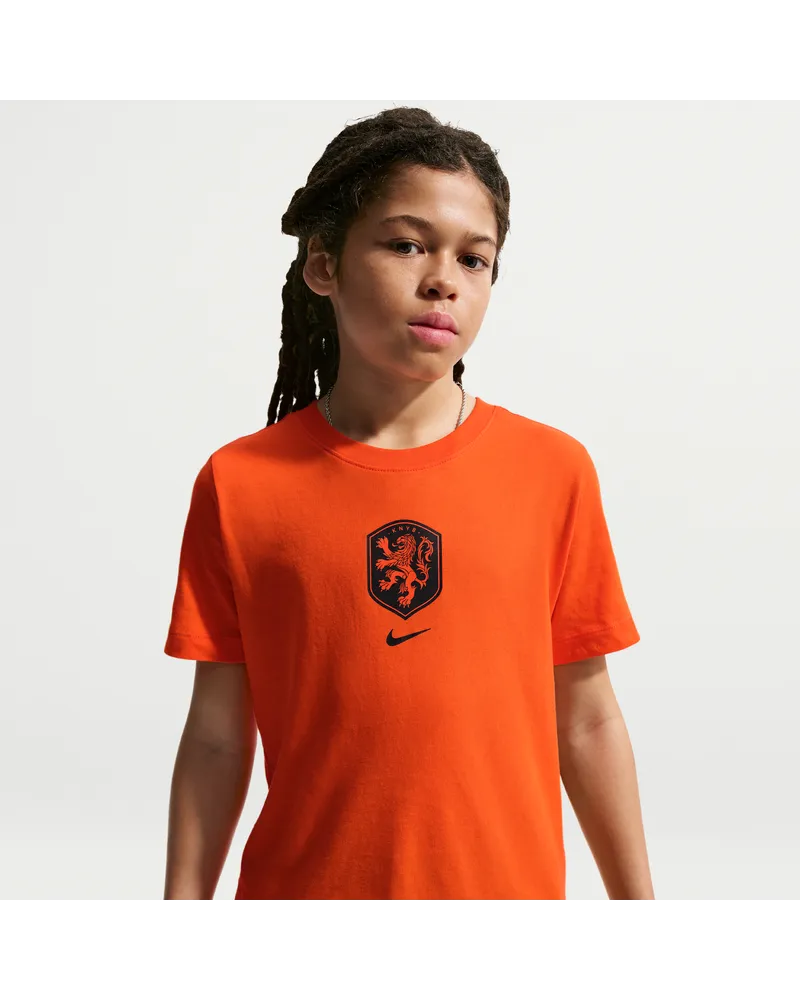 Nike Niederlande  Fußball-T-Shirt (ältere Kinder) - Orange Orange