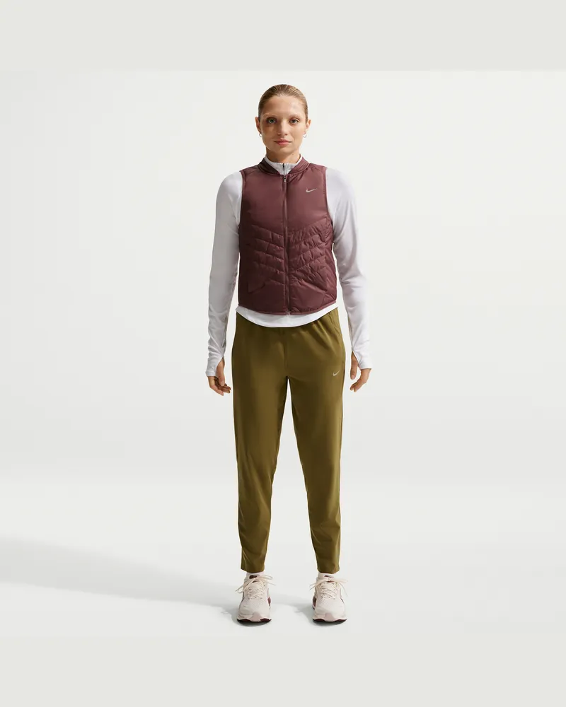 Nike Tempo Dri-FIT 7/8-Laufhose mit mittelhohem Bund (Damen) - Braun Braun