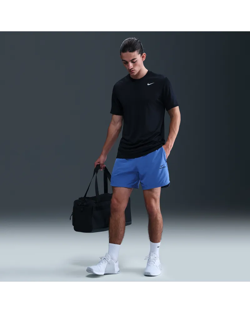 Nike Pro Training Dri-FIT Shorts (ca. 15 cm, Herren) - Blau Blau