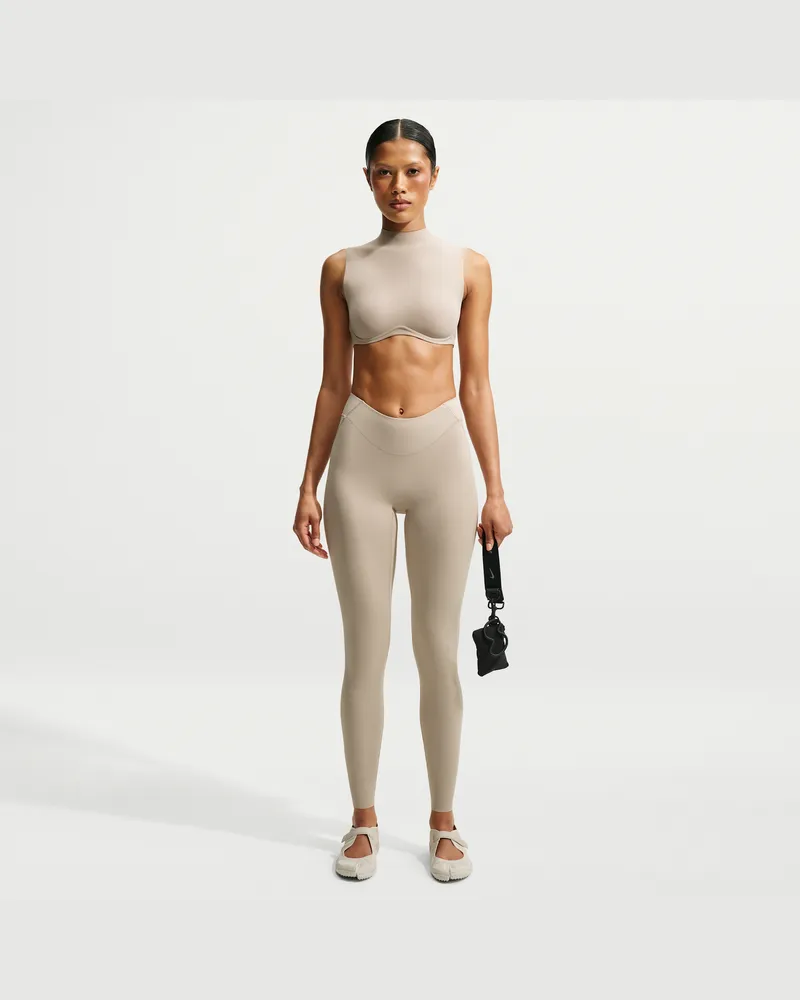 Nike SKIMS Studio Stretch Leggings (ca. 73,5 cm, Damen) - Weiß Weiß