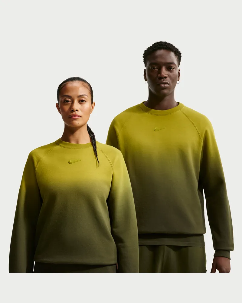 Nike NOCTA CS Fleece-Pullover mit Rundhalsausschnitt (Herren) - Grün Grün