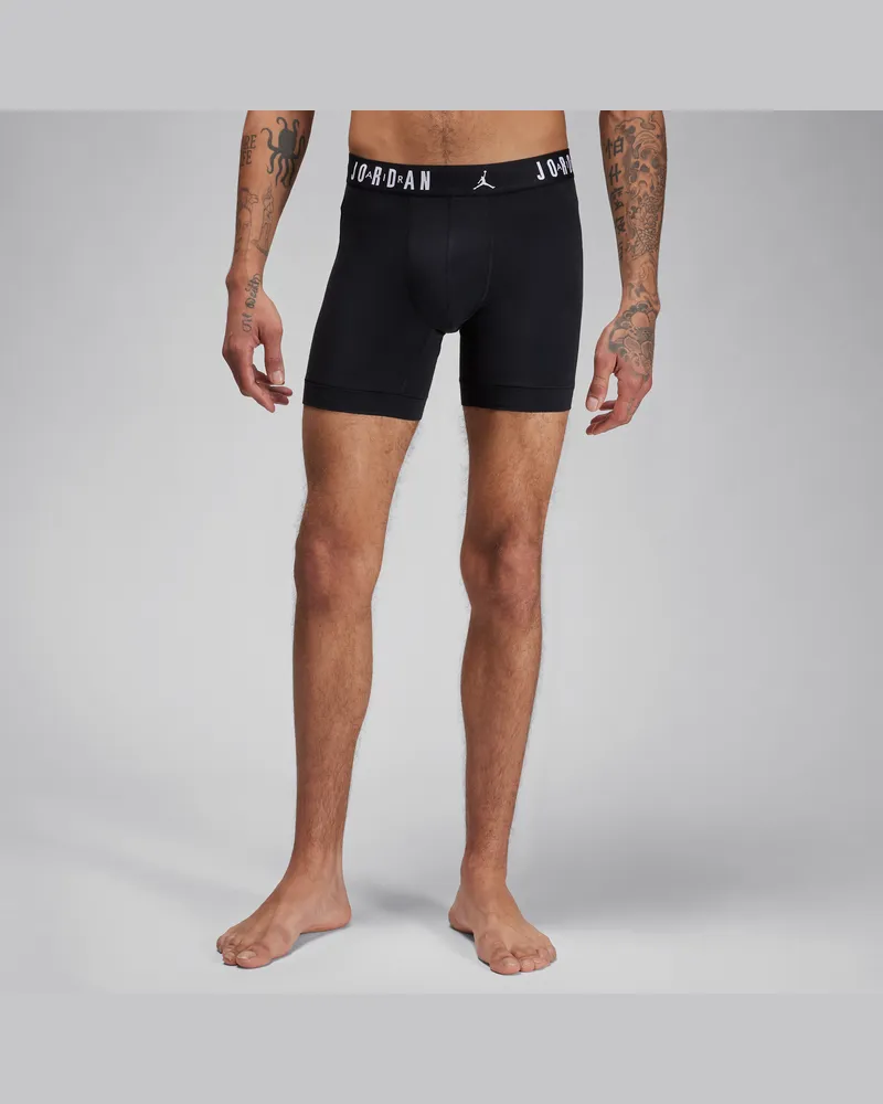 Jordan Flight Cotton Core Boxershorts (Herren, 3er-Pack) - Rot Rot