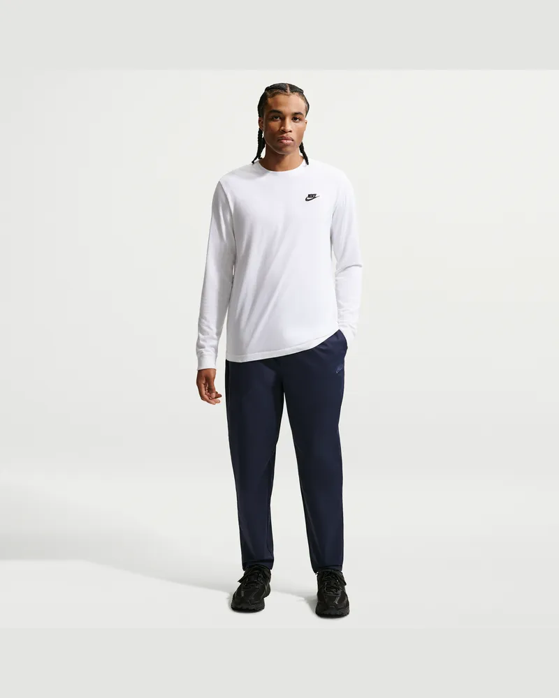 Nike Club schmal zulaufende Hose aus Webmaterial (Herren) - Blau Blau