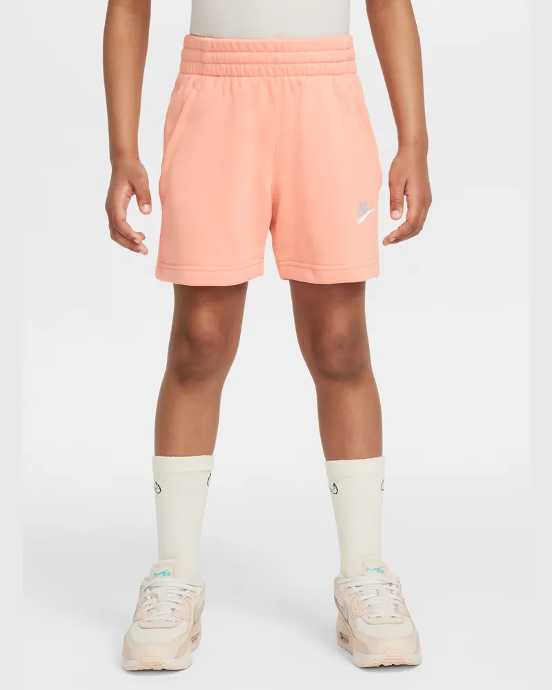 Nike Sportswear Club French-Terry-Shorts (12,5 cm) für ältere Kinder (Mädchen) - Orange Orange