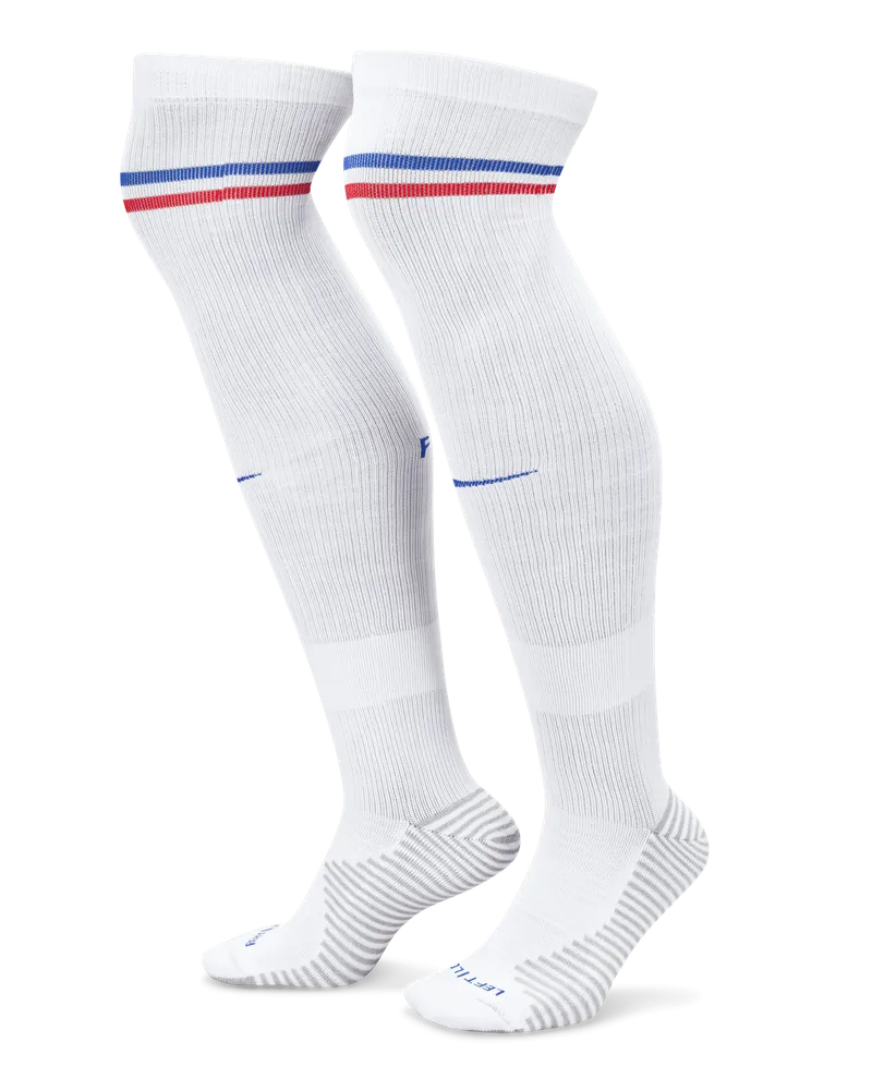 Nike FFF Strike Away kniehohe Fußballsocken mit  Dri-FIT-Technologie - Weiß Weiß