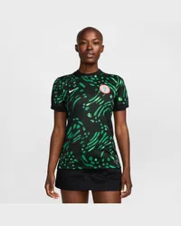 Nike Nigeria (Damen-Team) 2024/25 Stadium Away  Replika Fußballtrikot mit Dri-FIT-Technologie (Damen) - Schwarz Schwarz