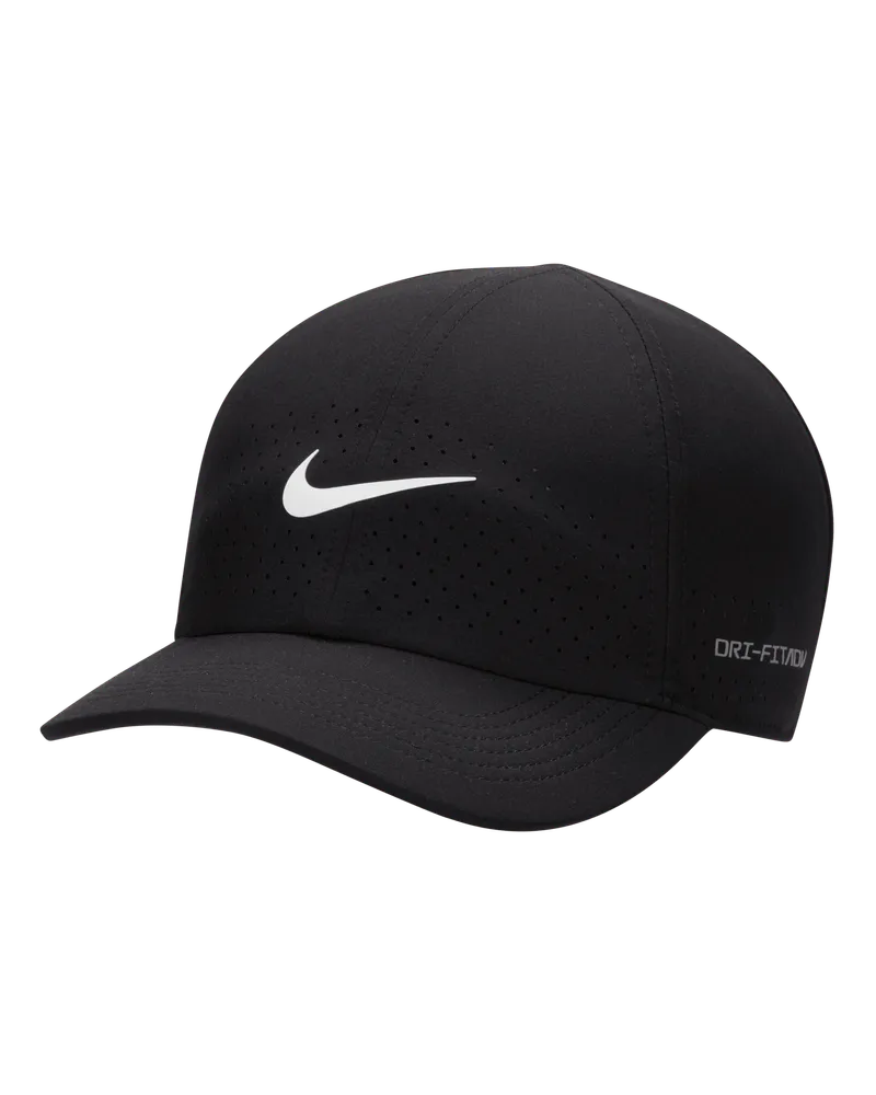 Nike Dri-FIT ADV Club unstrukturierte Tennis-Cap - Schwarz Schwarz