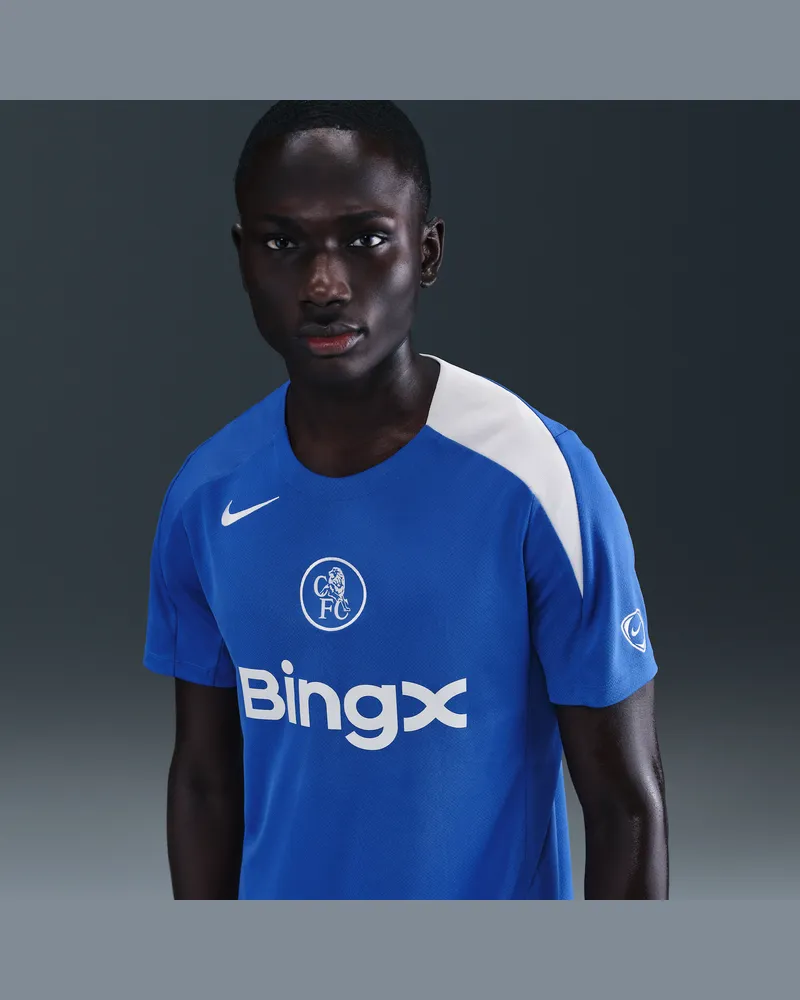 Nike FC Chelsea Strike Third  Dri-FIT Total 90 Fußball-Kurzarmshirt (Herren) - Blau Blau