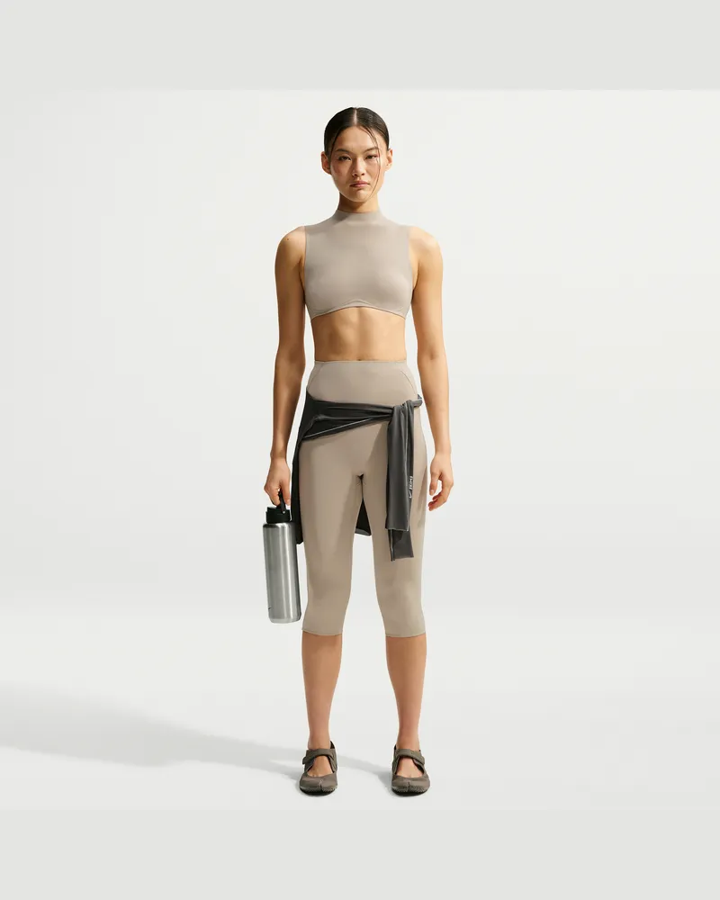 Nike SKIMS Studio Stretch Leggings (Damen, ca. 43 cm) - Weiß Weiß