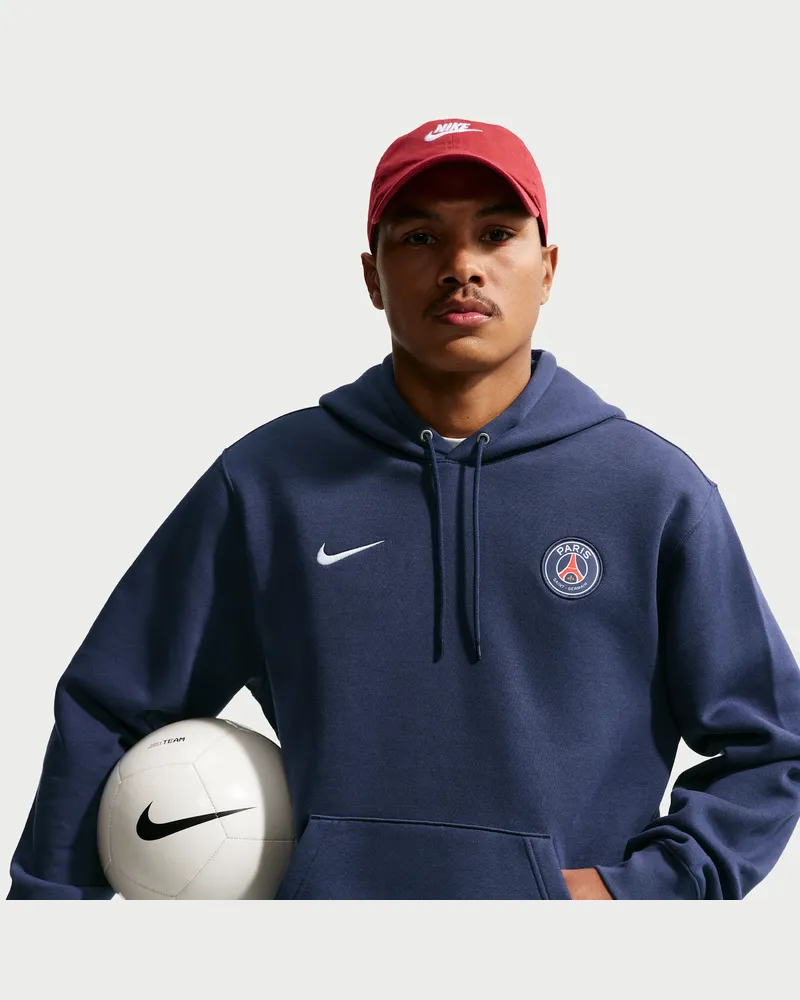 Nike Paris Saint-Germain Club  Fußball-Hoodie (Herren) - Blau Blau