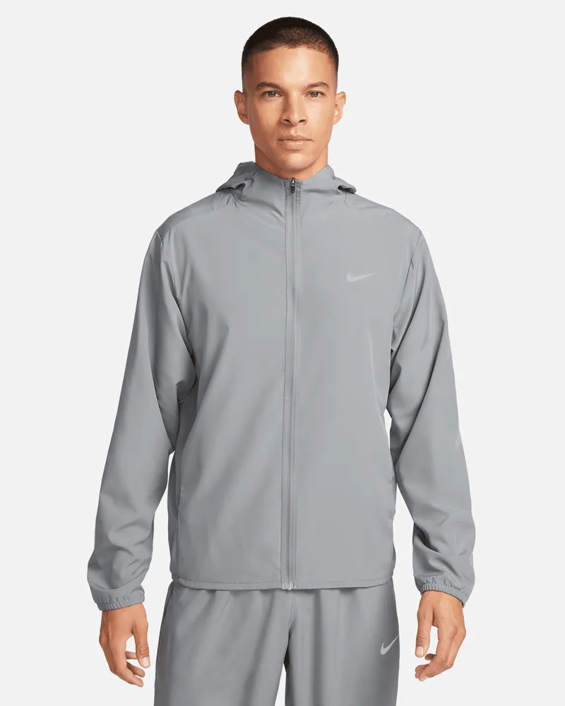 Nike Form vielseitige Dri-FIT Jacke mit Kapuze für Herren - Grau Grau
