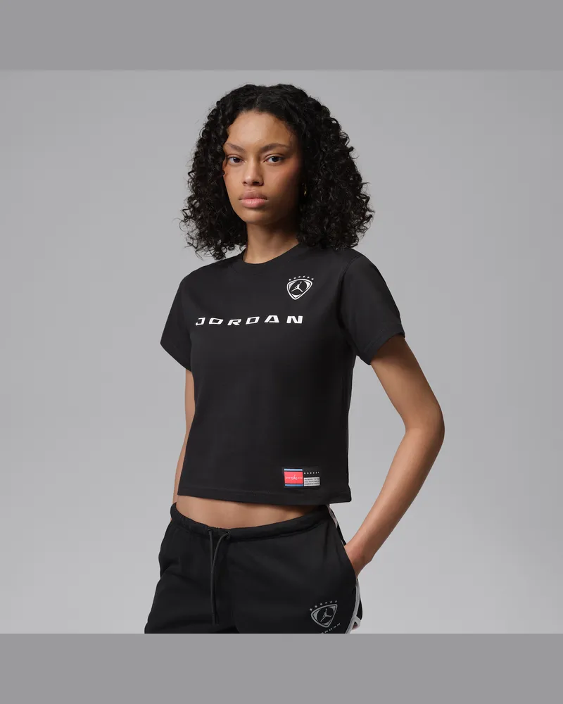 Jordan Brooklyn T-Shirt mit Grafik (Damen) - Schwarz Schwarz