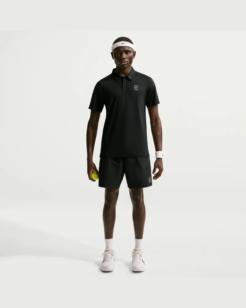 Nike Court Advantage Dri-FIT Tennisshorts (Herren, ca. 20,5 cm) - Schwarz Schwarz