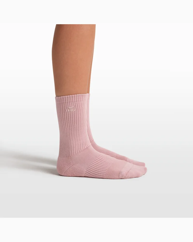 Nike SKIMS Pilates Crew-Socken (Damen, 1 Paar) - Pink Pink
