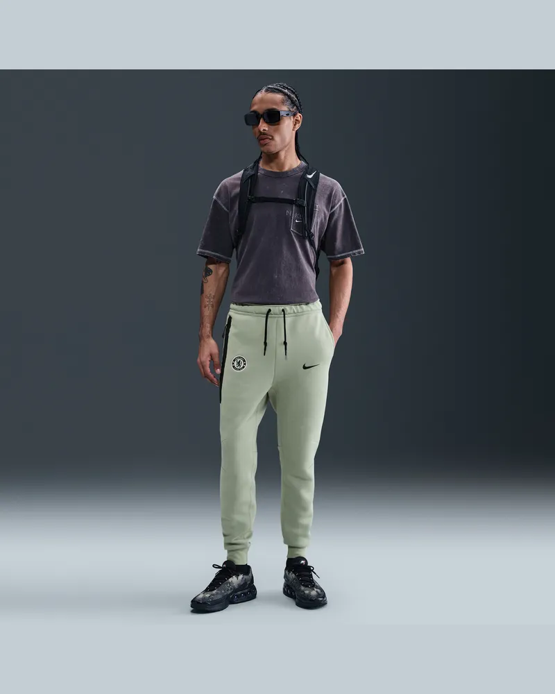 Nike FC Chelsea Tech  Fleece-Fußballjogger (Herren) - Grün Grün