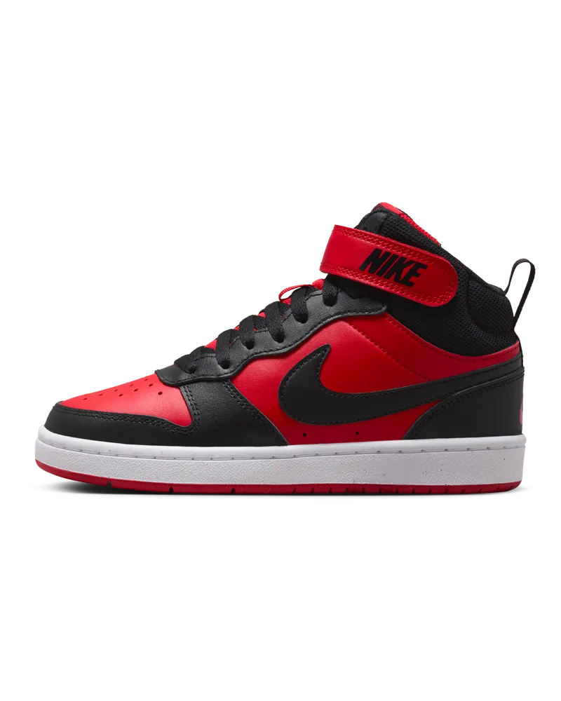 Nike Court Borough Mid 2 Schuh für ältere Kinder - Rot Rot