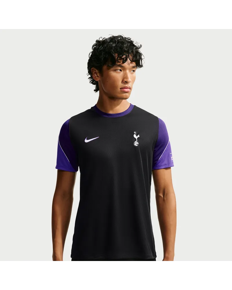 Nike Tottenham Hotspur Strike Third  Football Dri-FIT Kurzarmshirt (Herren) - Schwarz Schwarz