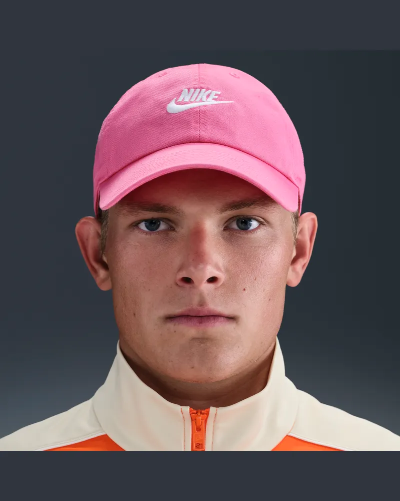 Nike Club unstrukturierte Futura Wash-Cap - Pink Pink