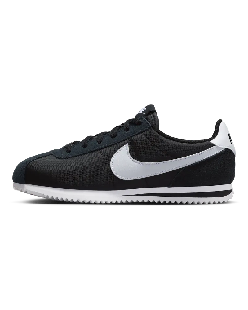 Nike Cortez Textile Schuh (ältere Kinder) - Schwarz Schwarz