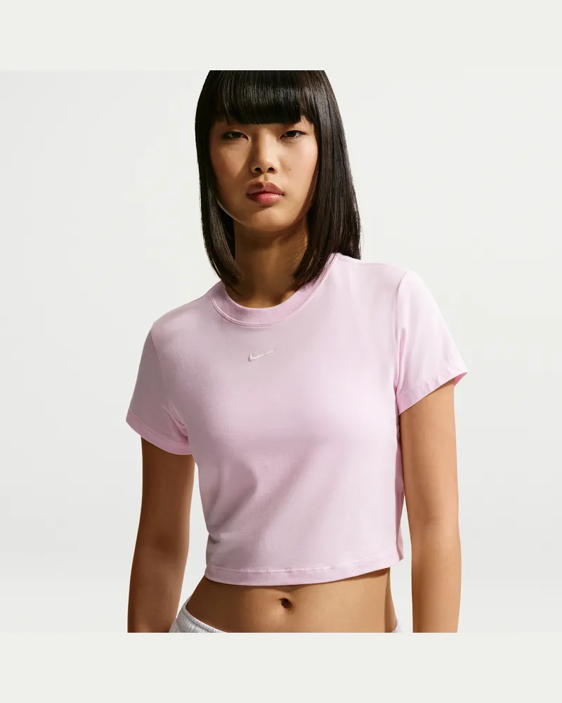 Nike Chill Knit Kurz-T-Shirt (Damen) - Pink Pink