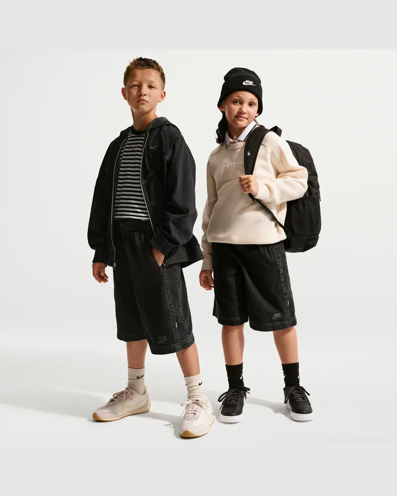 Nike Collection Denim-Shorts (ältere Kinder) - Schwarz Schwarz