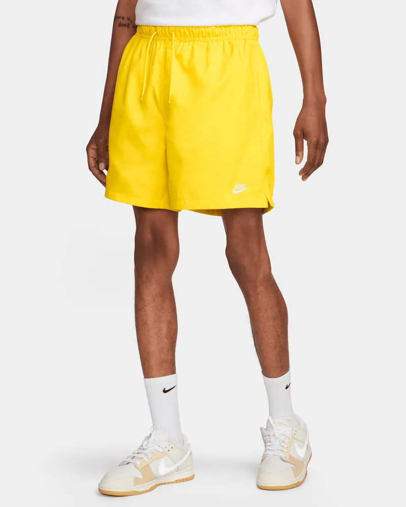 Nike Club Flow-Webshorts für Herren - Gelb Gelb