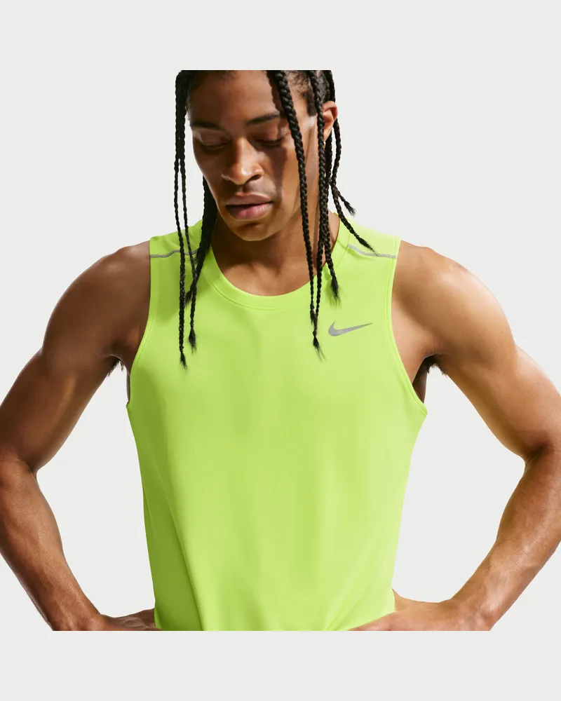 Nike Miler Dri-FIT Lauf-Tanktop (Herren) - Gelb Gelb