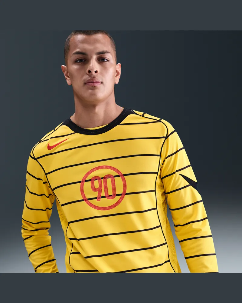 Nike Total 90 Dri-FIT Fußball-Longsleeve (Herren) - Gelb Gelb