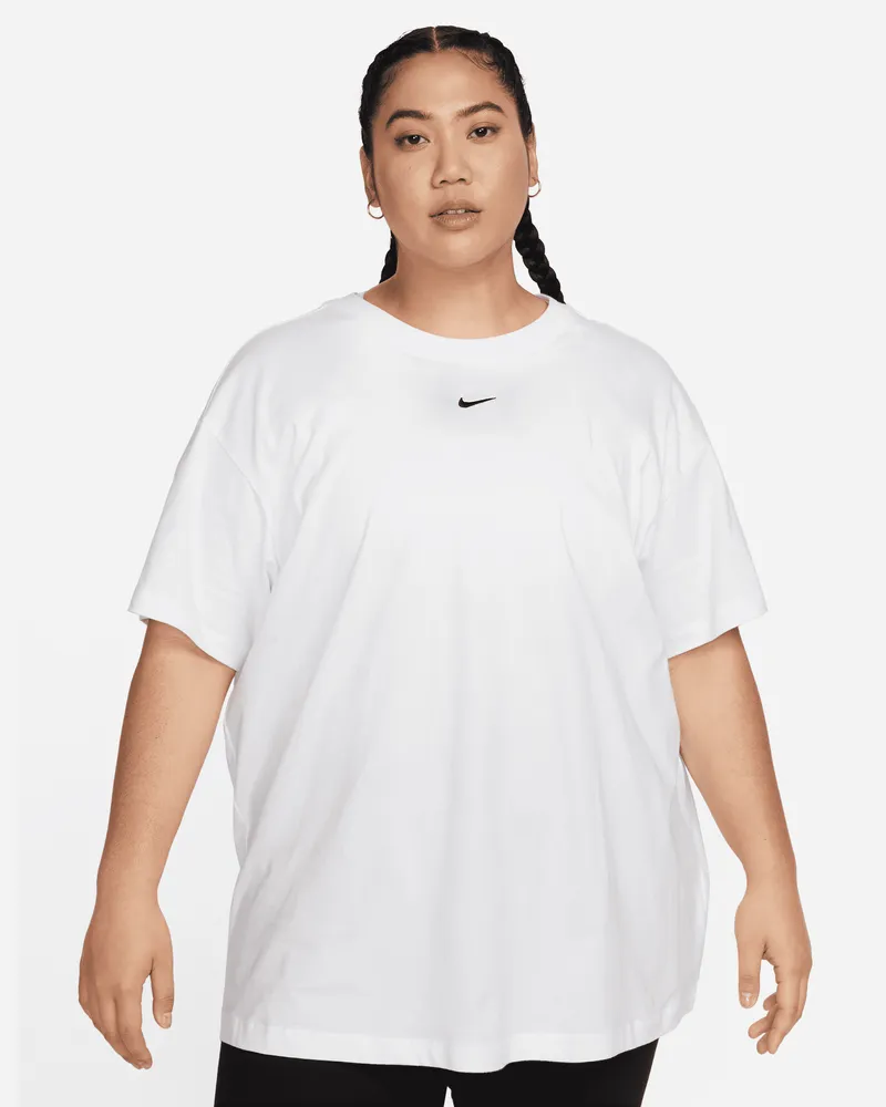 Nike Sportswear Essential Longsleeve für Damen - Weiß Weiß