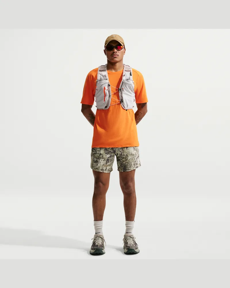 Nike ACG "Chamo Camo" Traillaufshorts mit Innenslip (ca. 15 cm, Herren) - Grün Grün