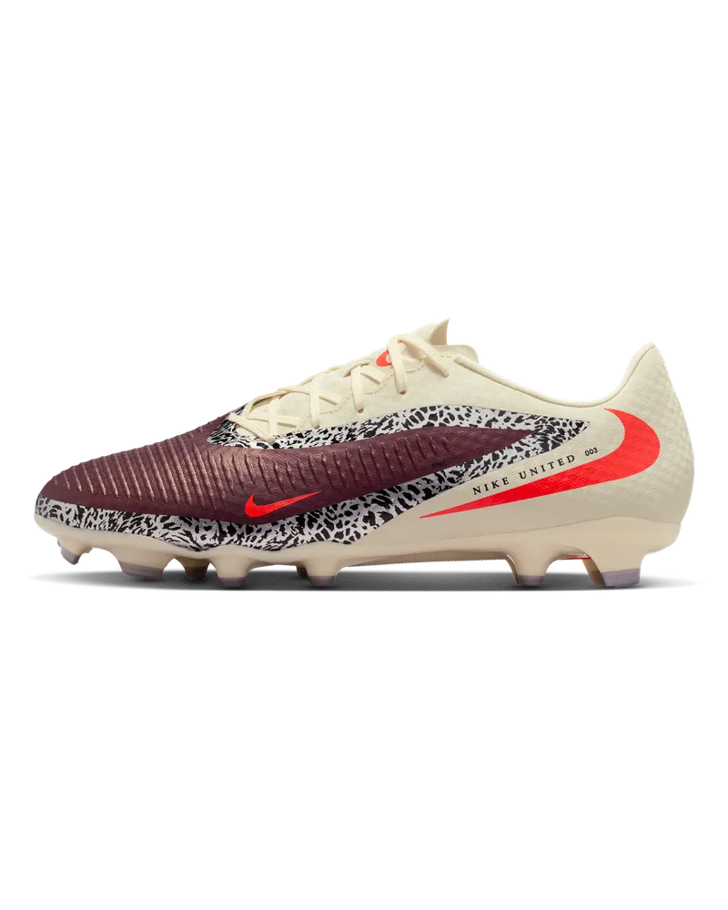Nike United Phantom 6 Low Academy Fußballschuh für verschiedene Böden - Rot Rot