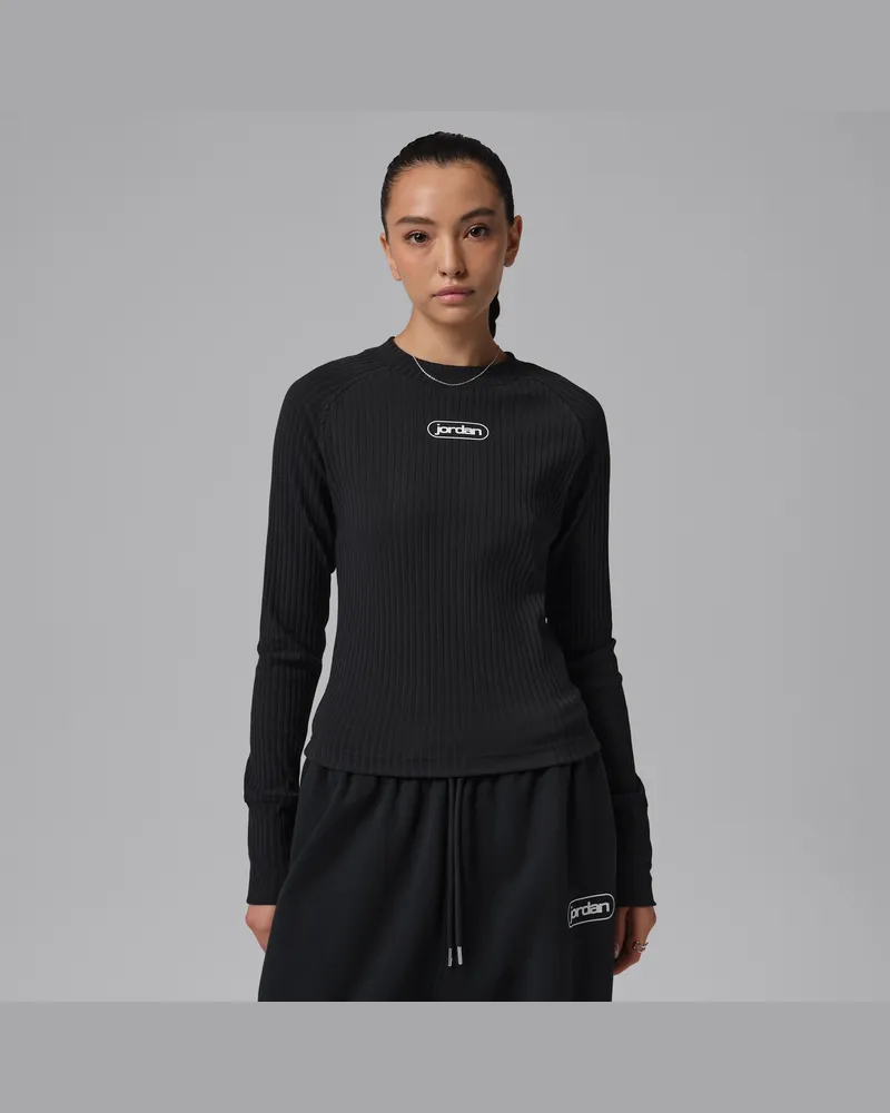 Jordan Flight Longsleeve (Damen) - Schwarz Schwarz