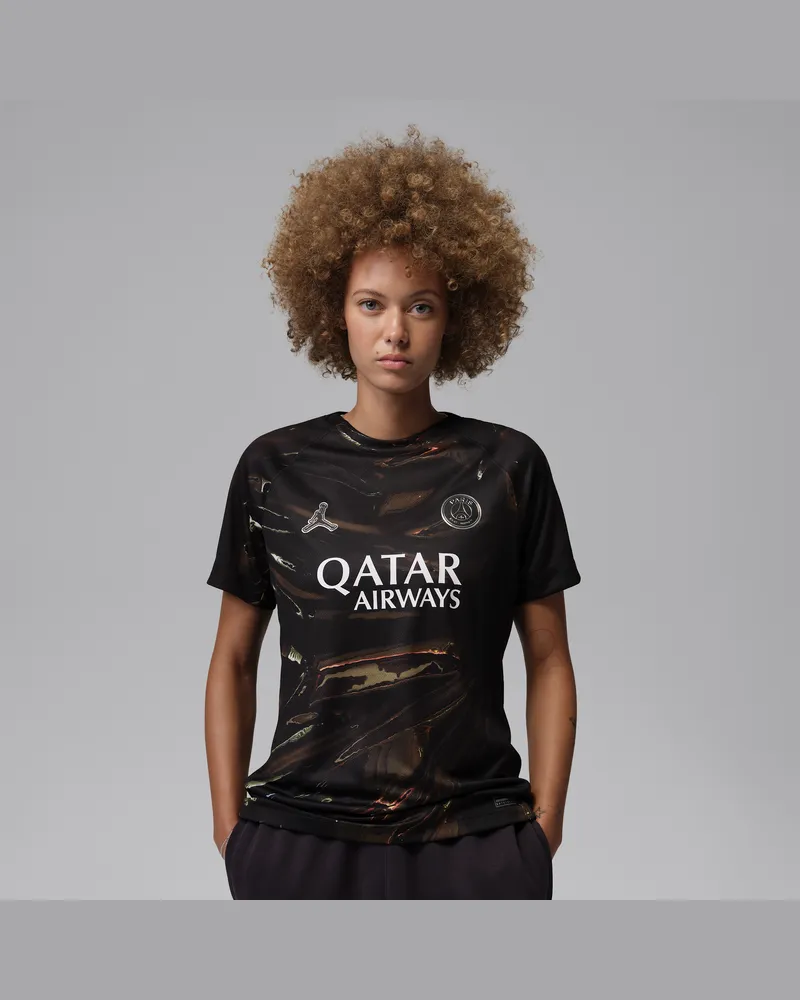 Jordan Paris Saint-Germain 2026 Stadium Night Edition  Dri-FIT Replika-Fußballtrikot (Damen) - Schwarz Schwarz