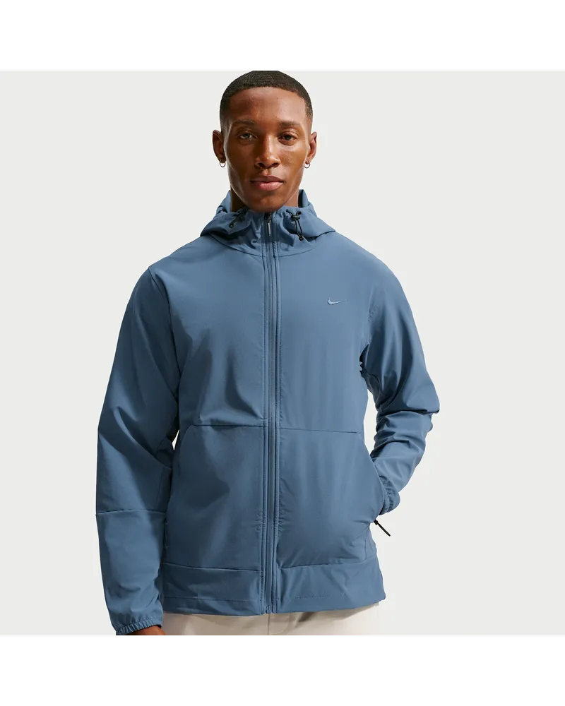 Nike Unlimited vielseitige Repel-Jacke mit Kapuze für Herren - Blau Blau