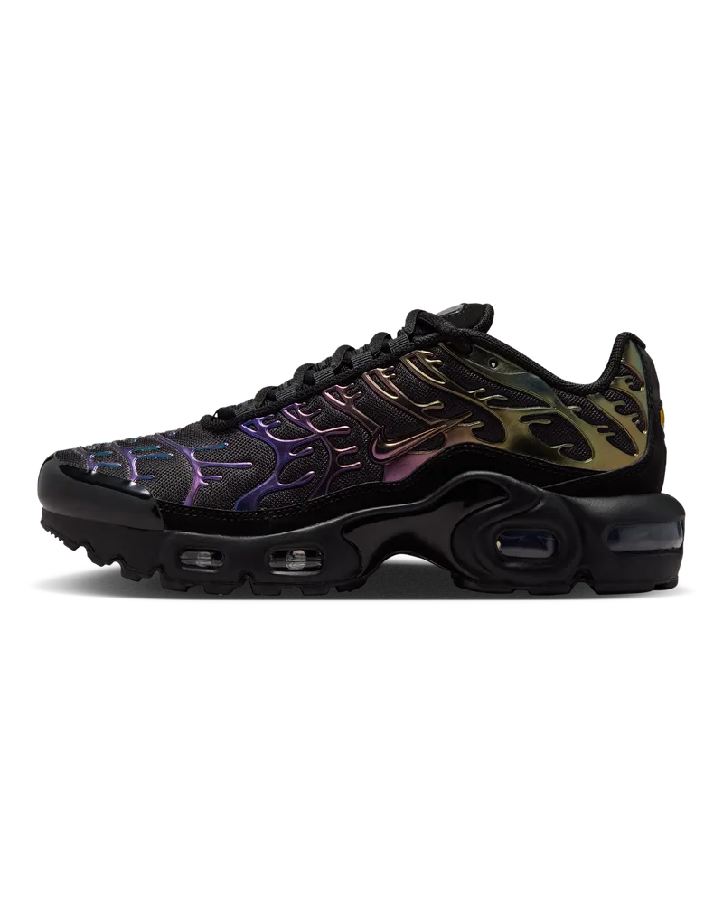 Nike Air Max Plus Premium Schuh (ältere Kinder) - Schwarz Schwarz