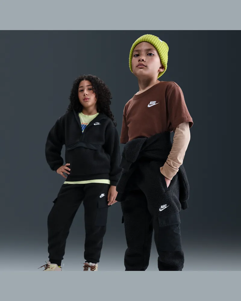 Nike Club Fleece Cargohose für ältere Kinder - Schwarz Schwarz