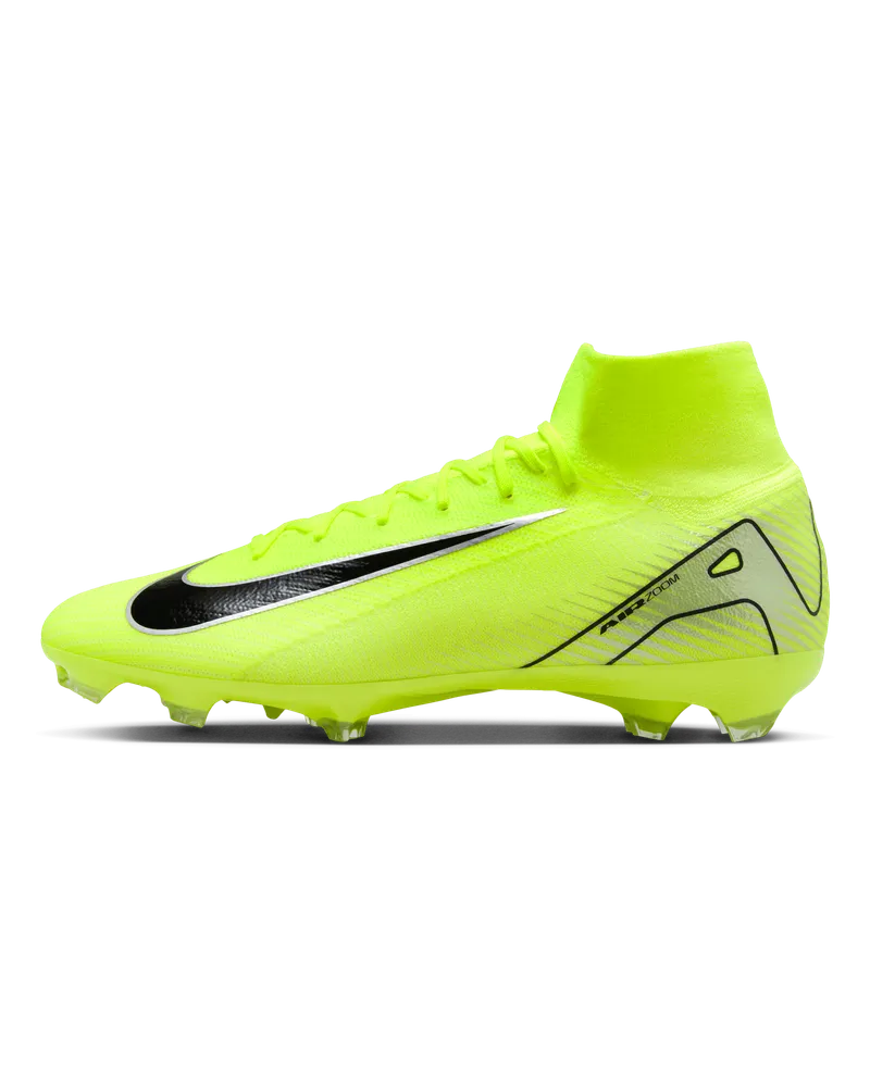Nike Mercurial Superfly 10 Pro FG High-Top-Fußballschuh - Gelb Gelb