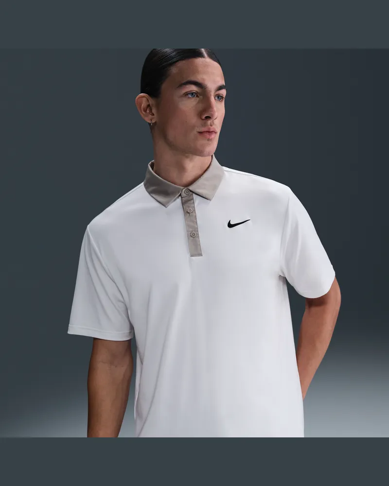 Nike Tour Dri-FIT Golf-Poloshirt (Herren) - Weiß Weiß