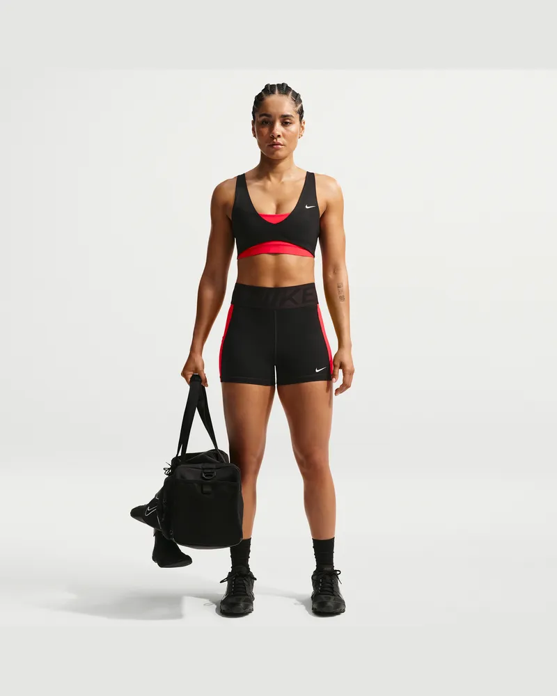Nike Pro Sculpt Dri-FIT Bike Shorts mit hohem Bund (Damen, ca. 12,5 cm) - Schwarz Schwarz