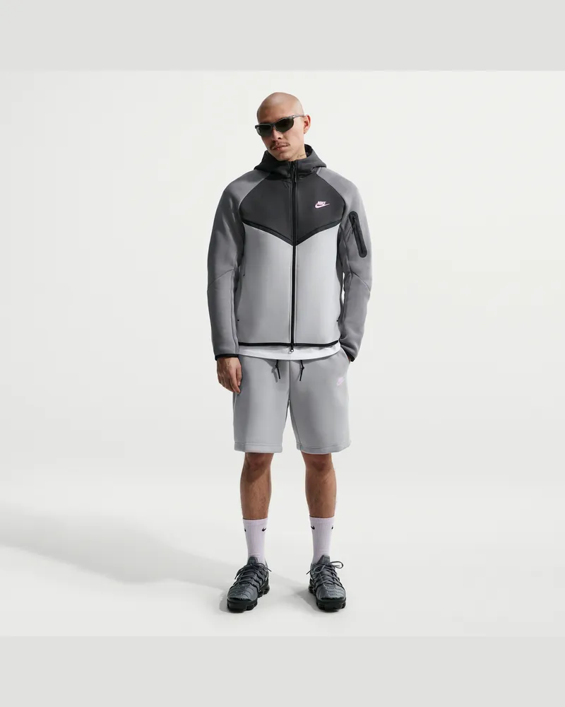 Nike Tech Fleece-Shorts (Herren) - Grau Grau