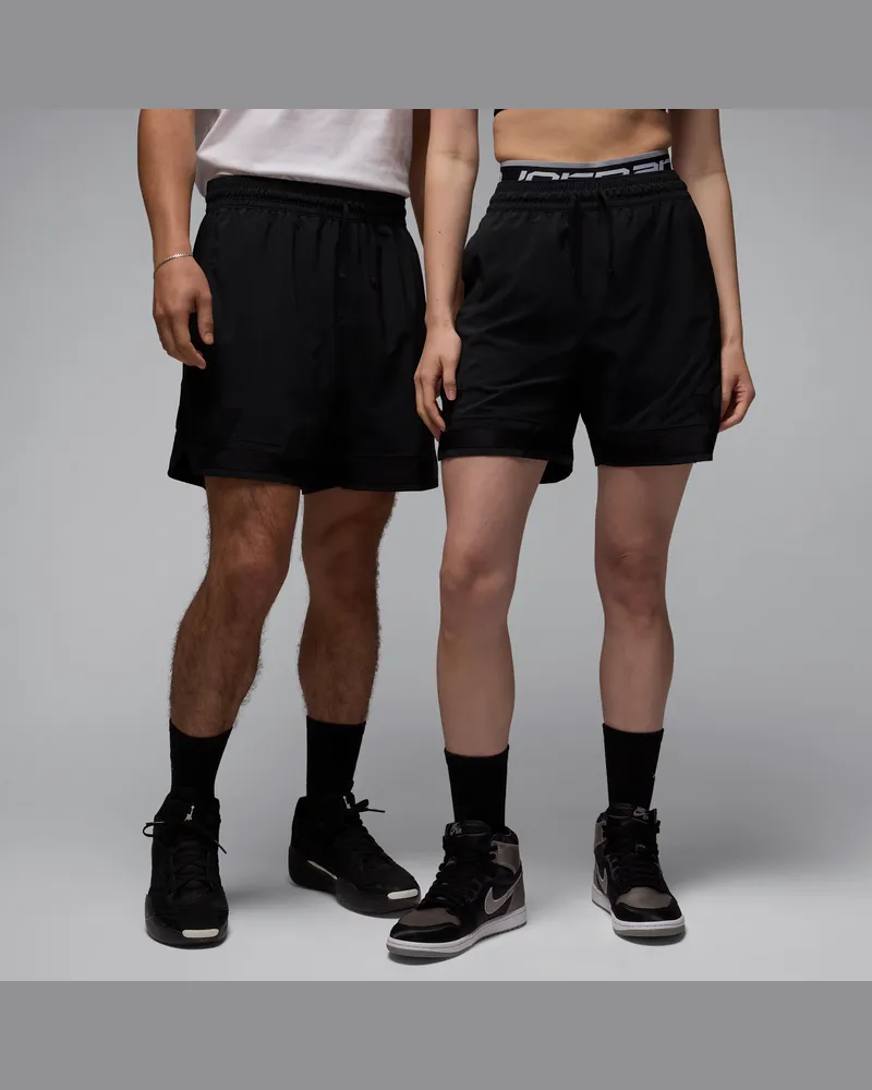 Jordan Sport Diamond Shorts aus Dri-FIT-Gewebe für Herren - Schwarz Schwarz