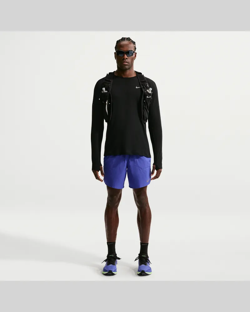 Nike Stride Dri-FIT 2-in-1-Laufshorts für Herren (ca. 18 cm) - Blau Blau