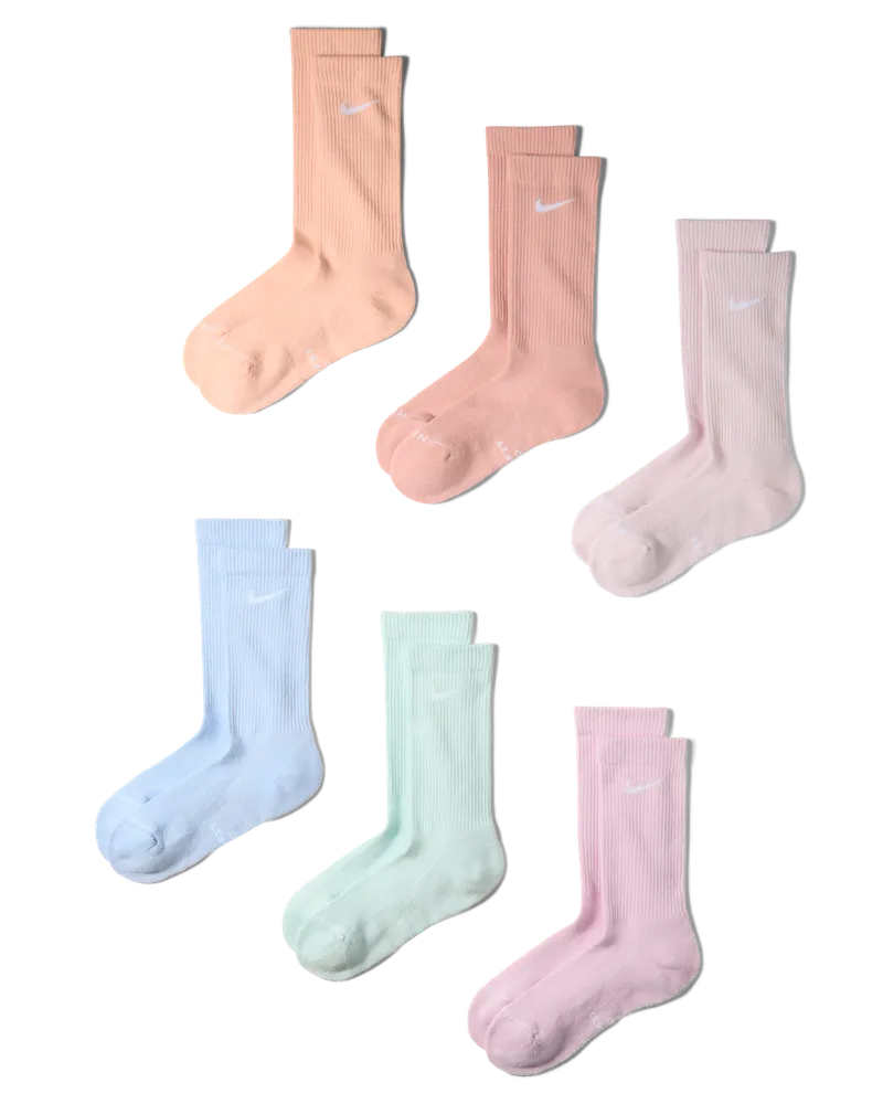 Nike Everyday Elevated Crew-Socken (6 Paar) - Multi-Color Multi-color