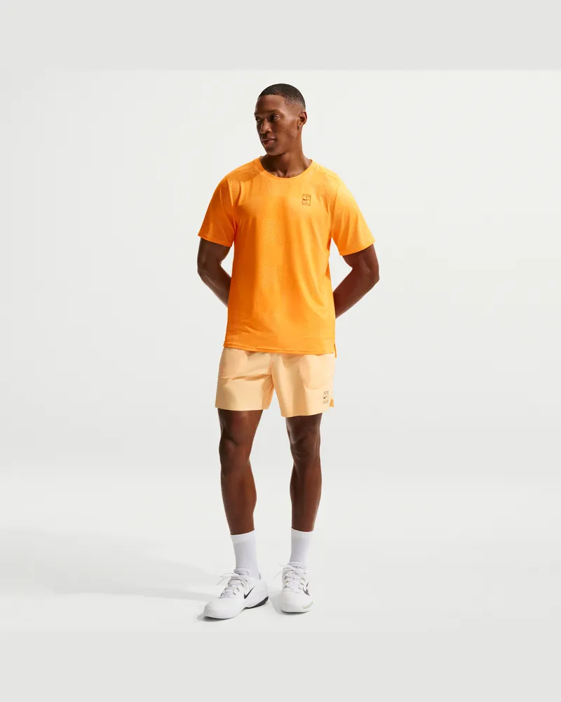 Nike Court Advantage Dri-FIT-Tennisshorts (ca. 15,5 cm) - Orange Orange