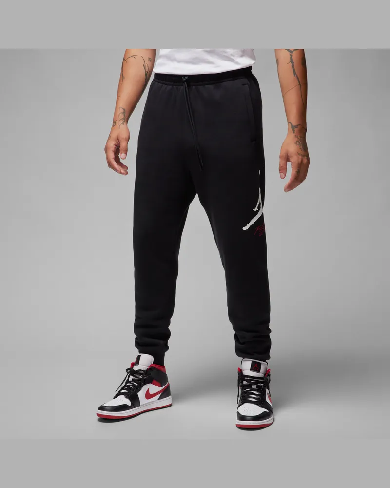 Nike Jordan Essentials Baseline-Fleece-Hose für Herren - Schwarz Schwarz