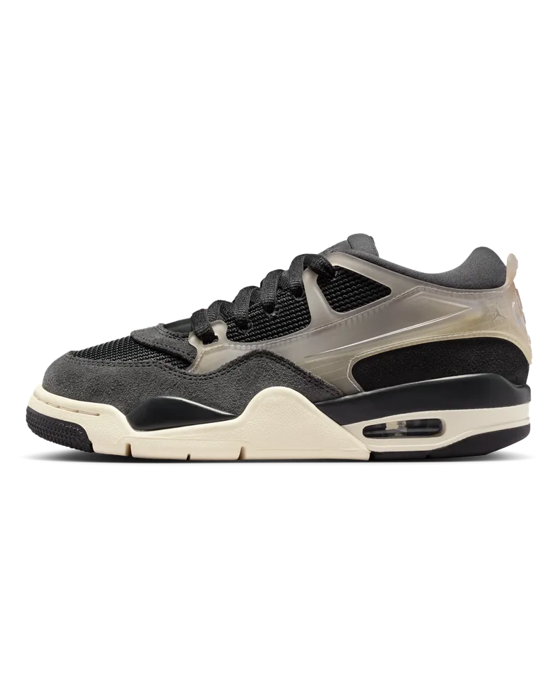 Jordan Paris Saint-Germain x Air  4 RM Schuhe (ältere Kinder) - Schwarz Schwarz