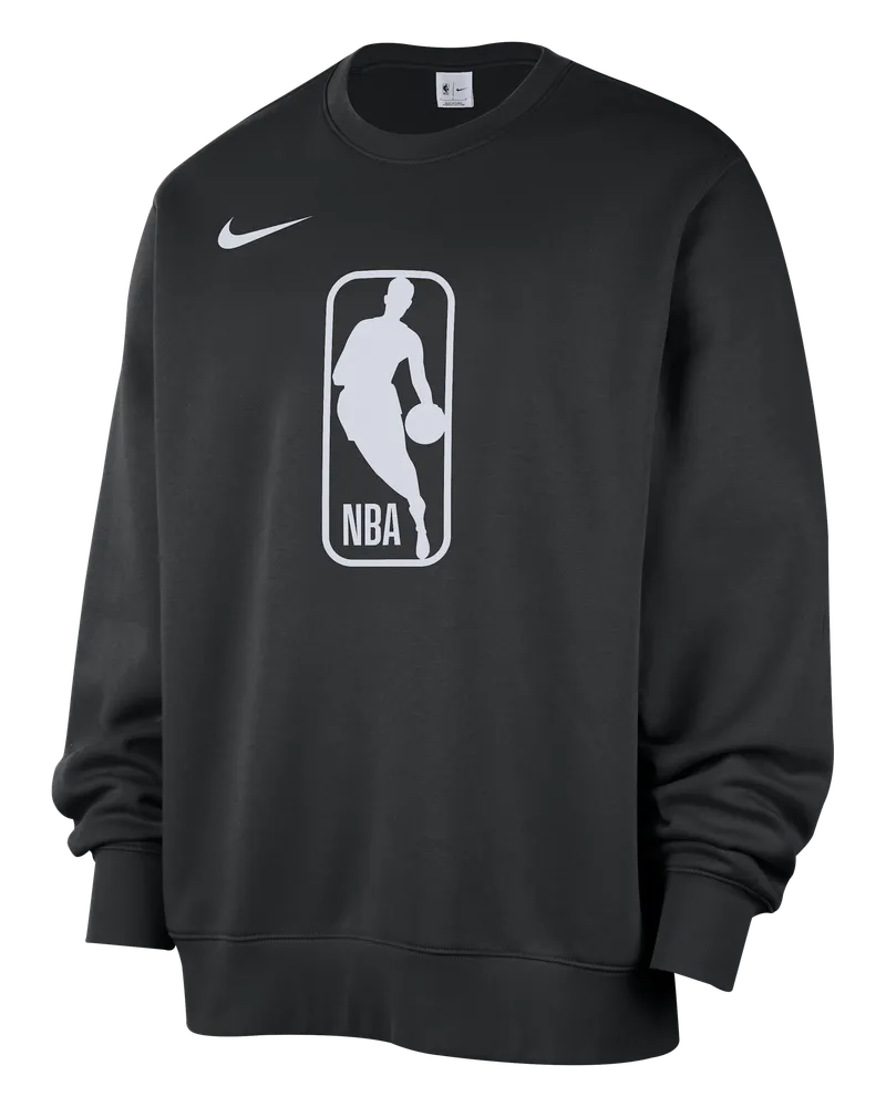 Nike Team 31  Club Fleece-Rundhalsshirt (Herren) - Schwarz Schwarz