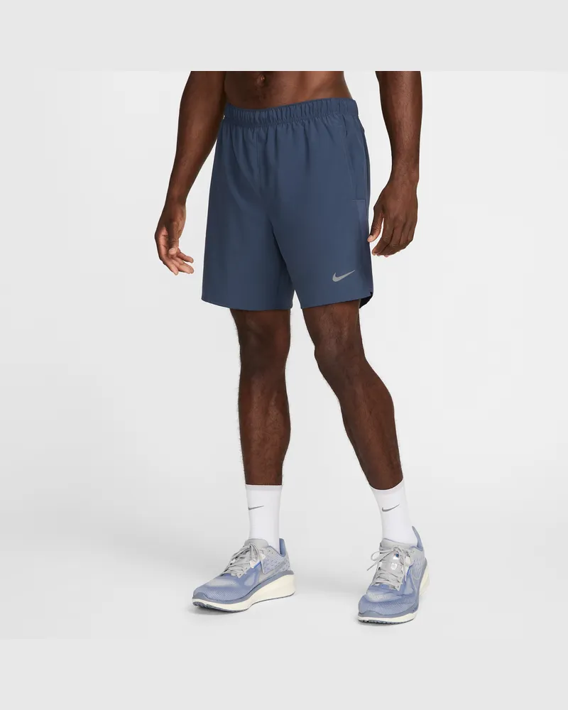 Nike Challenger Dri-FIT 2-in-1-Laufshorts für Herren (ca. 18 cm) - Blau Blau
